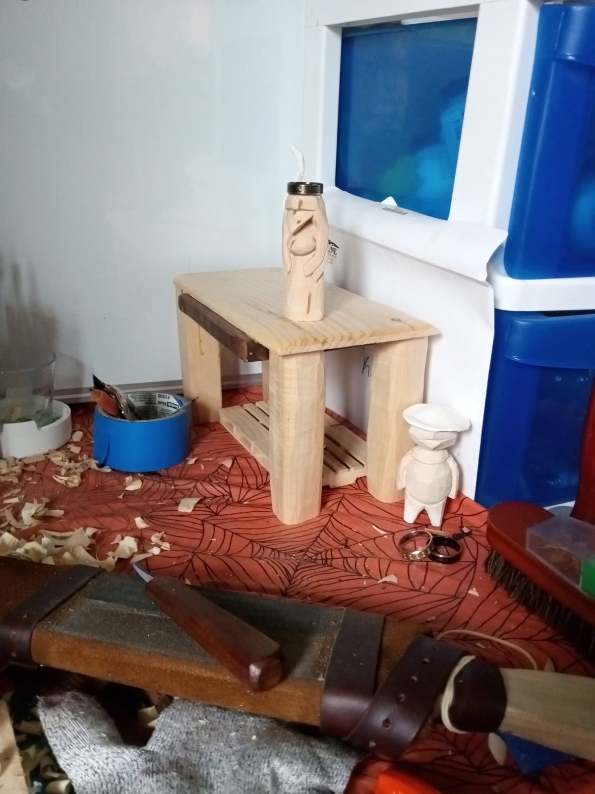 Bench Shelf stable and usable.